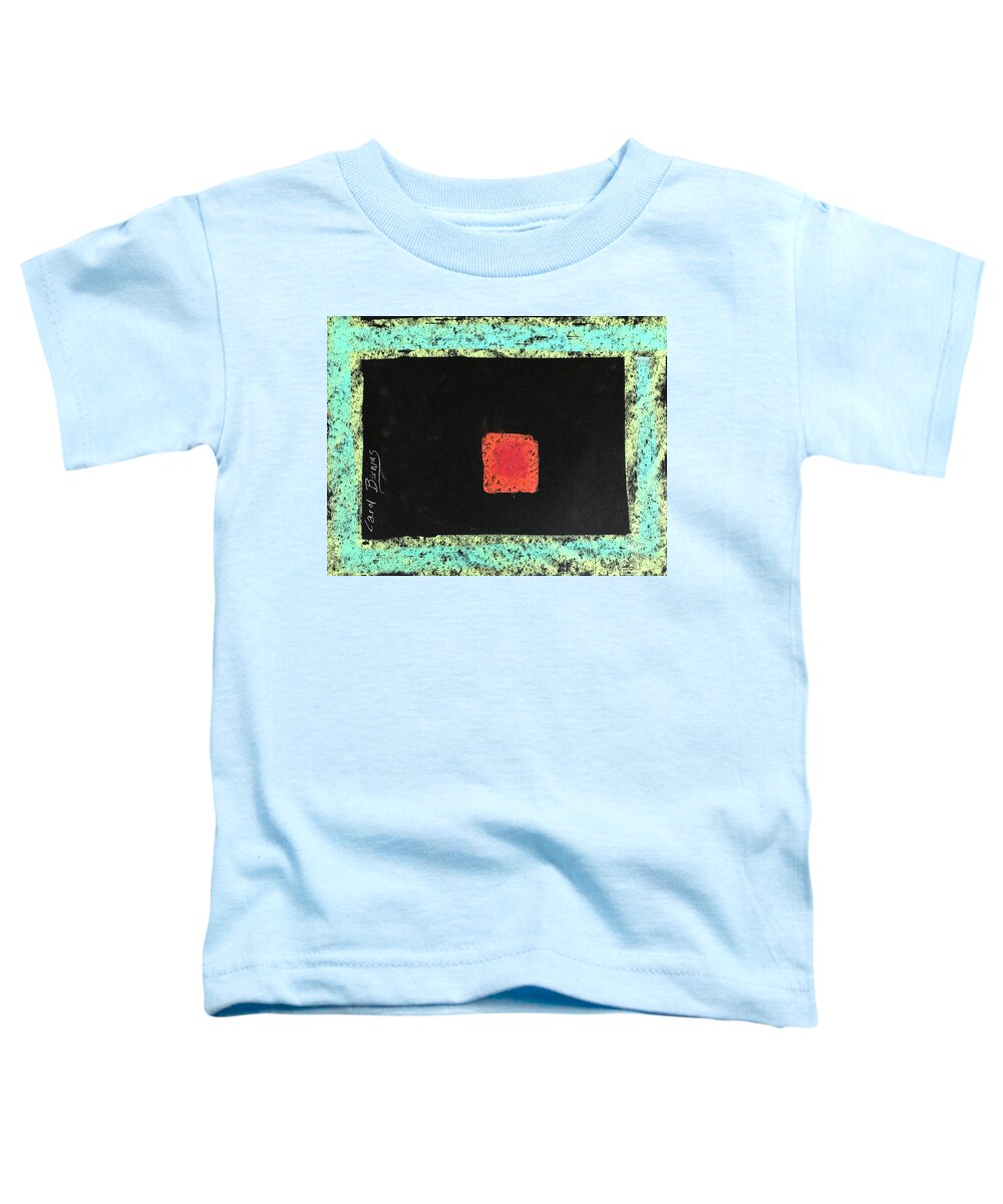 Color Field Toddler T-Shirt featuring the painting Healing Energy by Carol Berning
