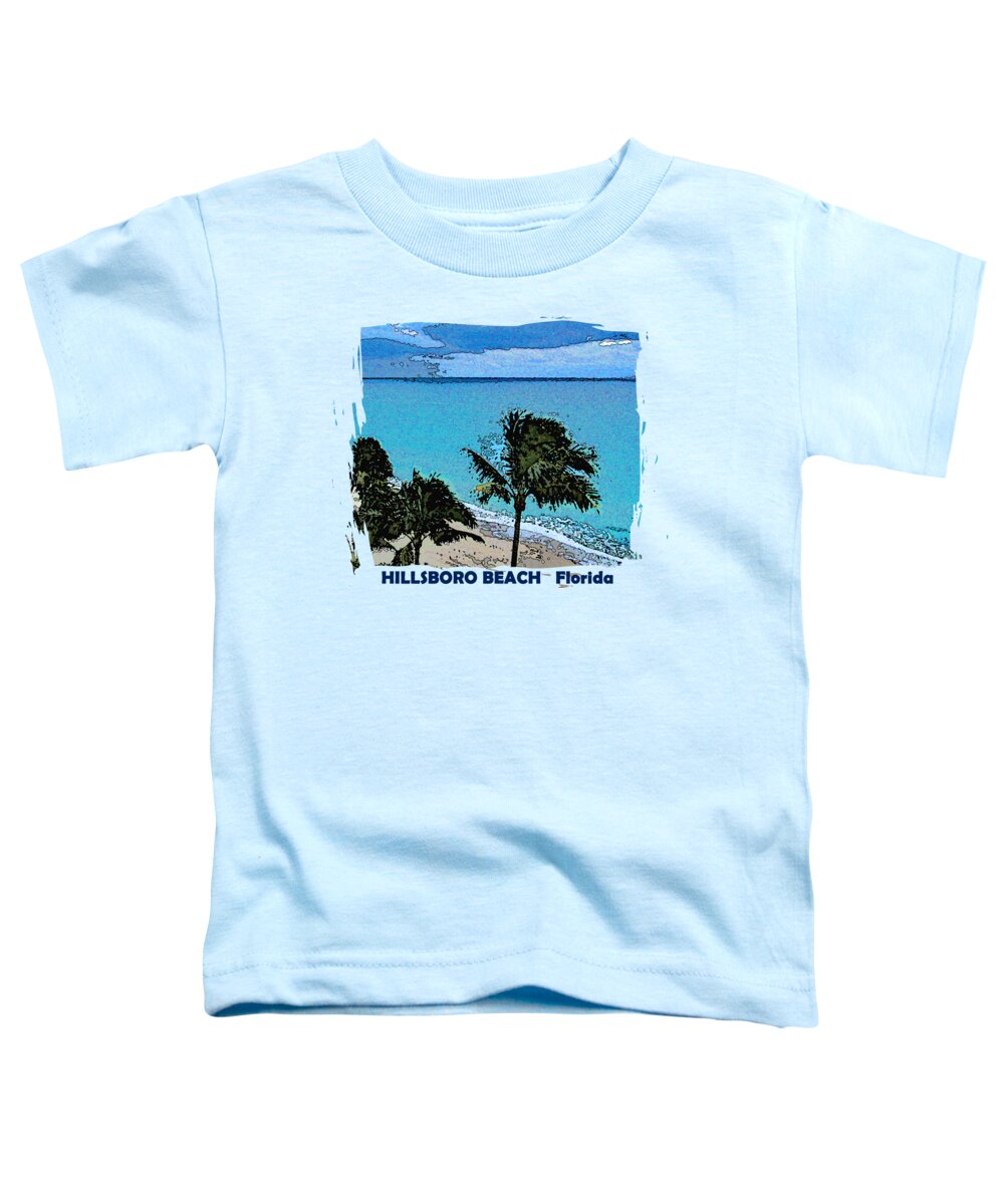 Hillsboro Toddler T-Shirt featuring the photograph Hillsboro Beach Florida 323 by Corinne Carroll