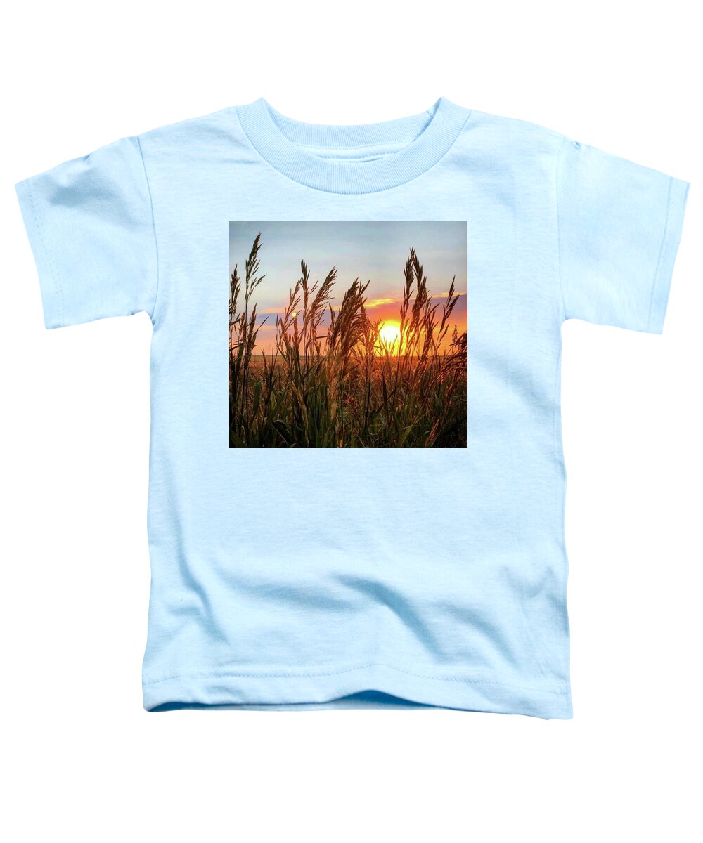 Iphonography Toddler T-Shirt featuring the photograph Iphonography Sunset 5 by Julie Powell