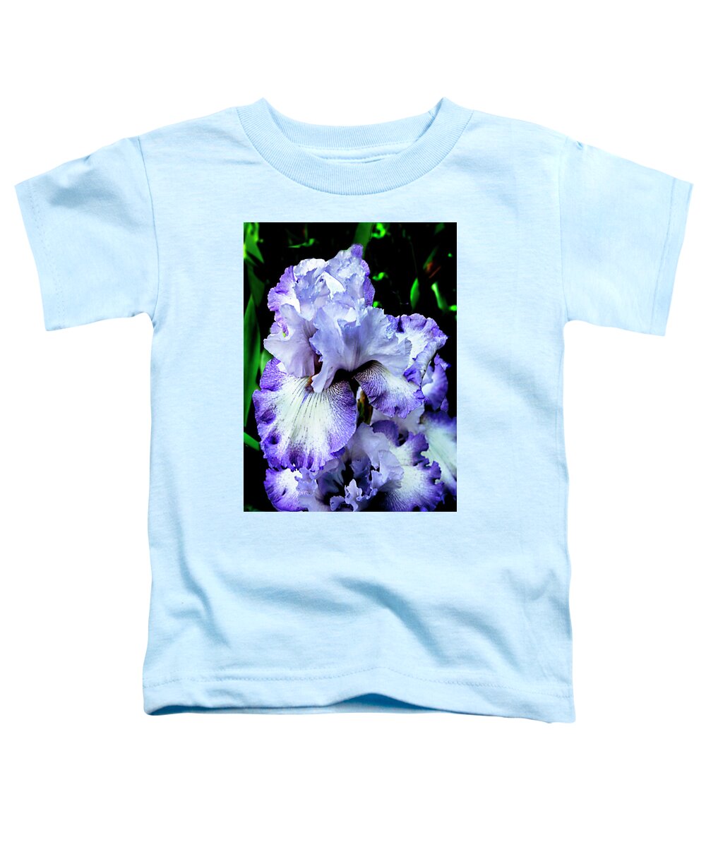 Color Toddler T-Shirt featuring the photograph Iris Profusion 2 by Alan Hausenflock