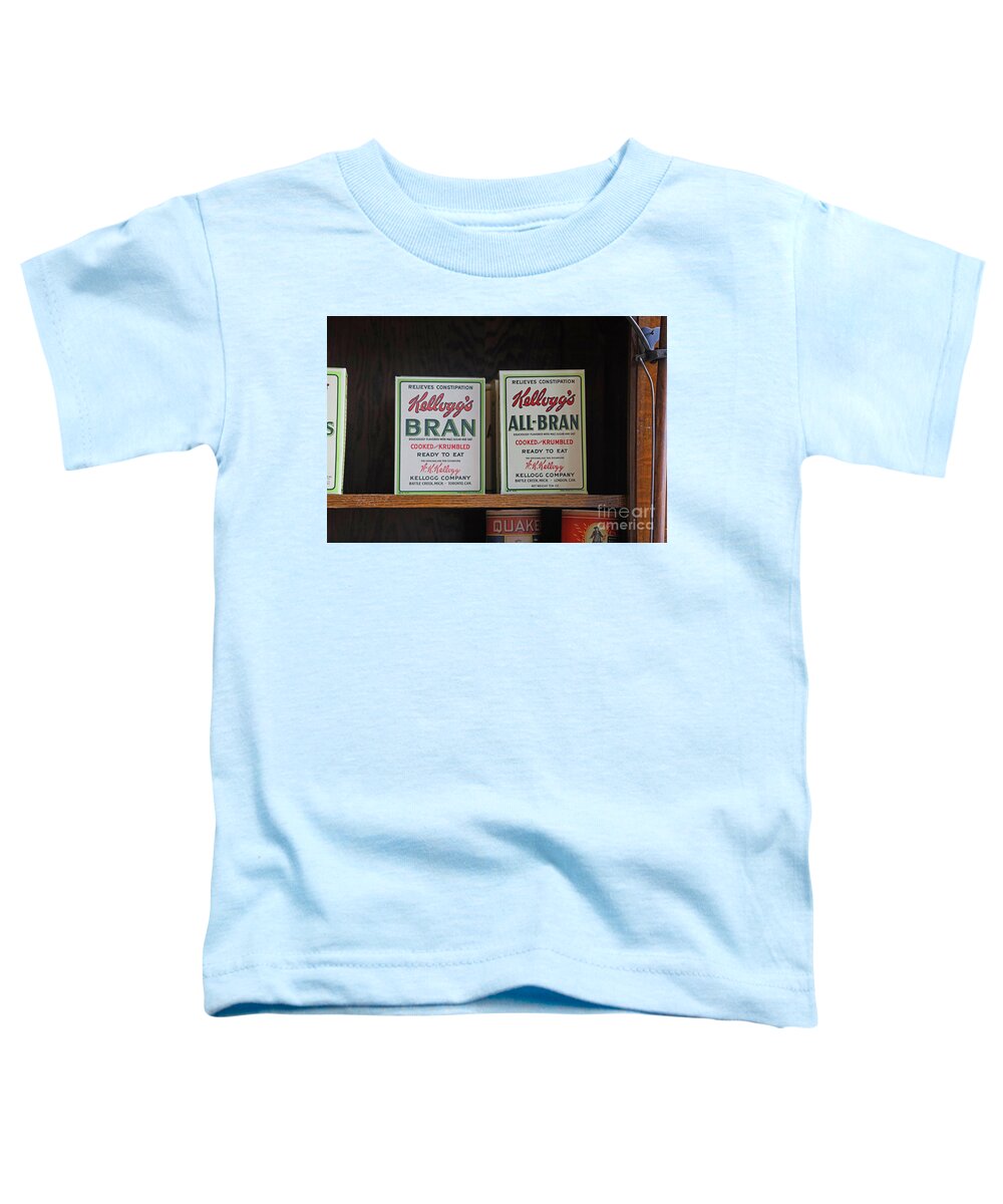 Grocery Store Toddler T-Shirt featuring the photograph Kellogg's Bran Flakes 7327 by Jack Schultz