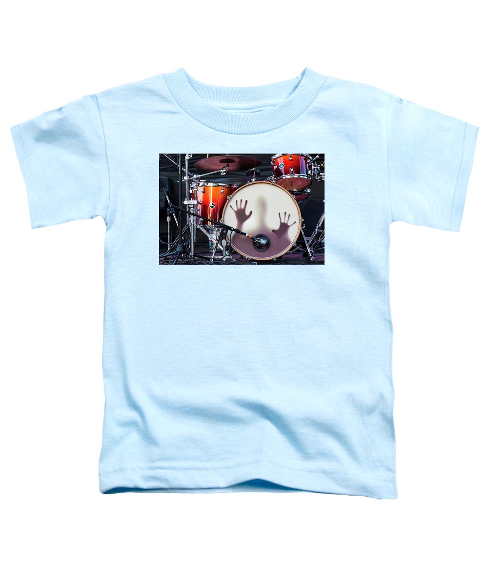 Drums Toddler T-Shirt featuring the photograph Let the Music Set You Free 2 by Alex Lapidus