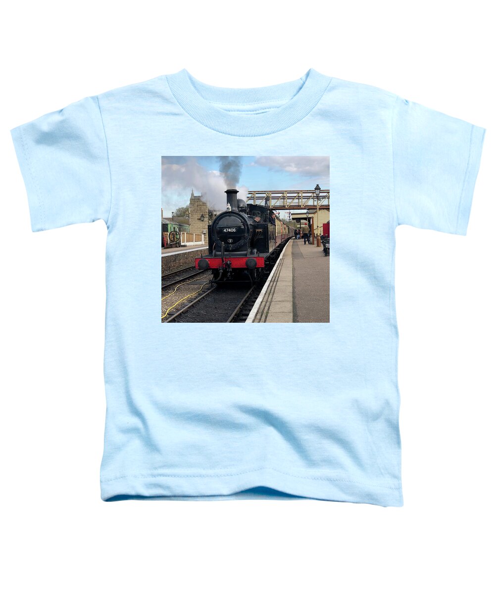 Lms Toddler T-Shirt featuring the photograph LMS Jinty Fowler Class 3F 0-6-0T by Gordon James