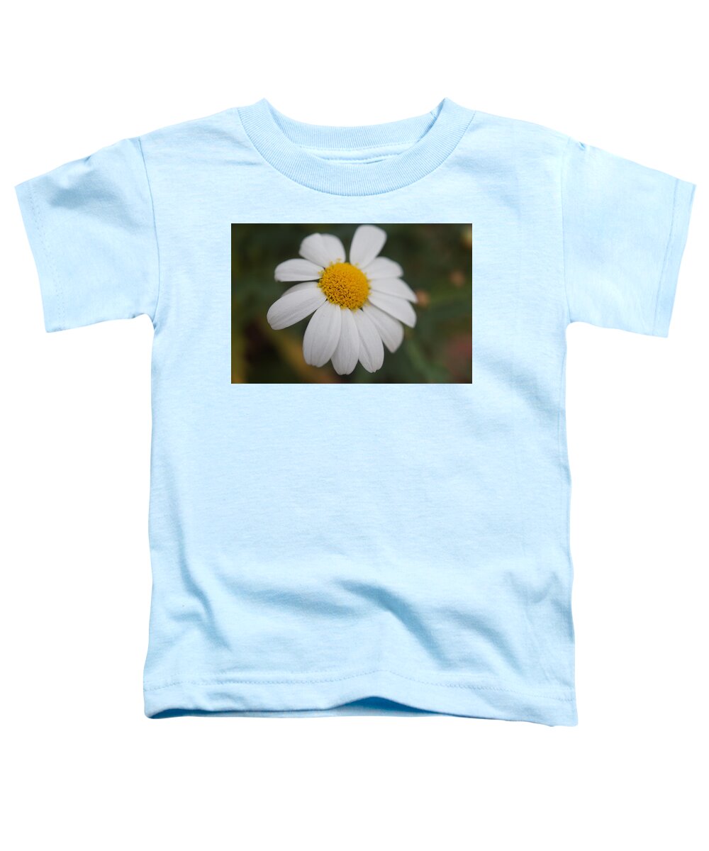 Macro Toddler T-Shirt featuring the photograph Marguerite. MacFlower. by Elena Perelman