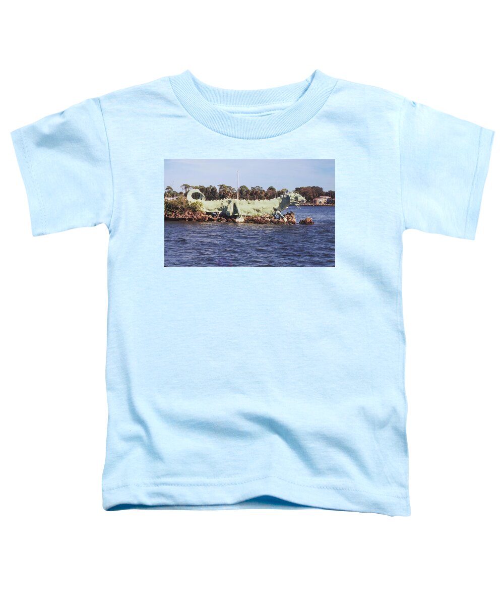 Dragon Toddler T-Shirt featuring the photograph Merritt Island River Dragon by Bradford Martin