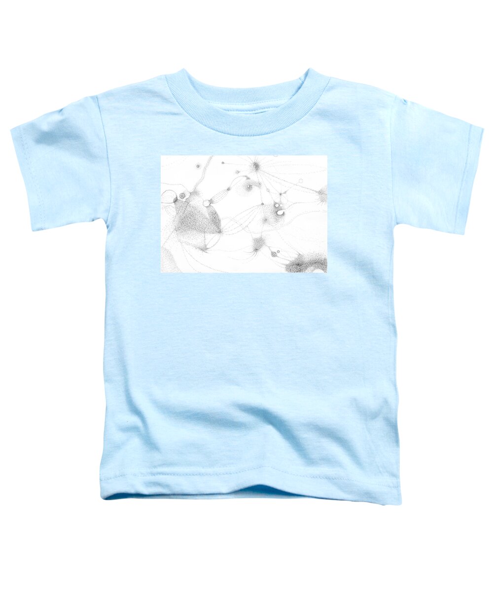 Points Toddler T-Shirt featuring the painting Migration 1 by Franci Hepburn
