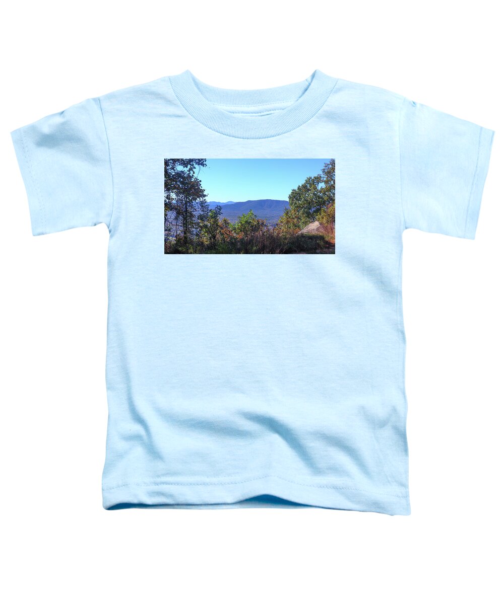 Mountains Toddler T-Shirt featuring the photograph Mountain To Mountain by Ed Williams