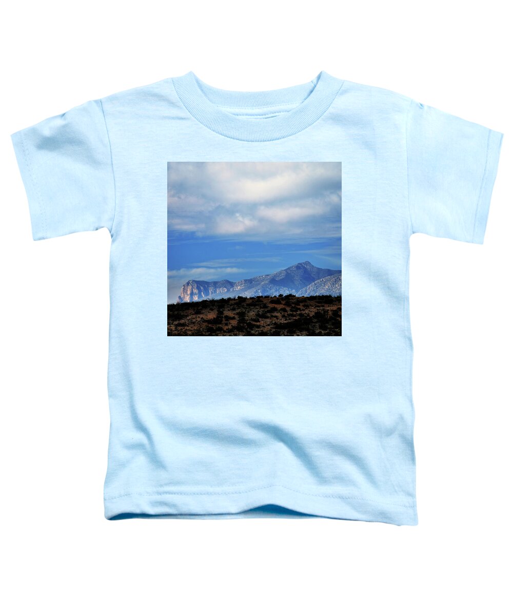 Mountains Toddler T-Shirt featuring the photograph Mountains Over the Hill by George Taylor