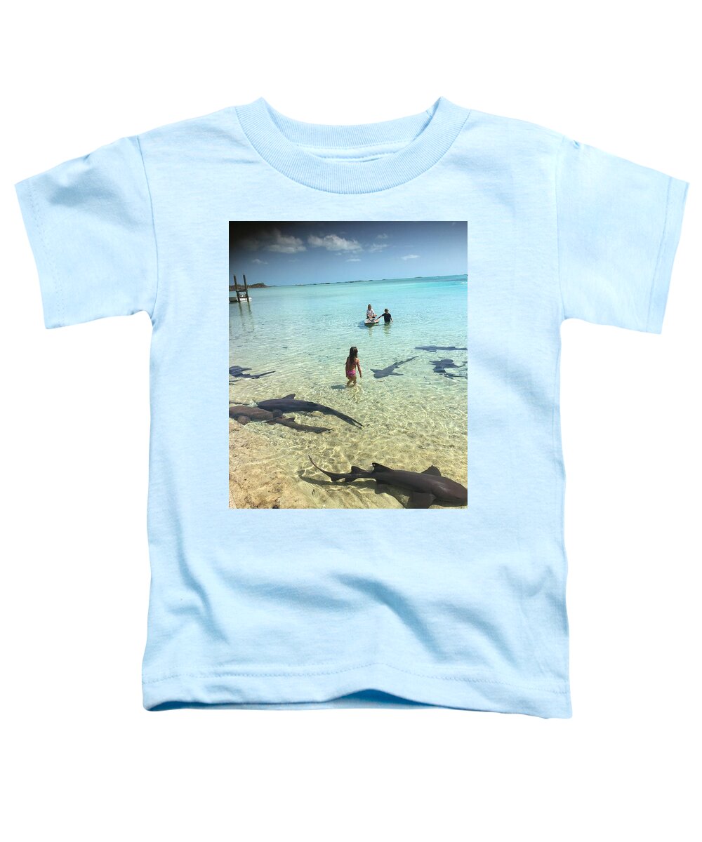 Nurse Sharks Toddler T-Shirt featuring the photograph Nanny Sharks by Kelly Smith