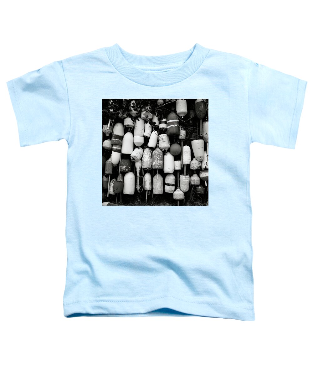 Nantucket Toddler T-Shirt featuring the photograph Nantucket Bouys by Nickleen Mosher