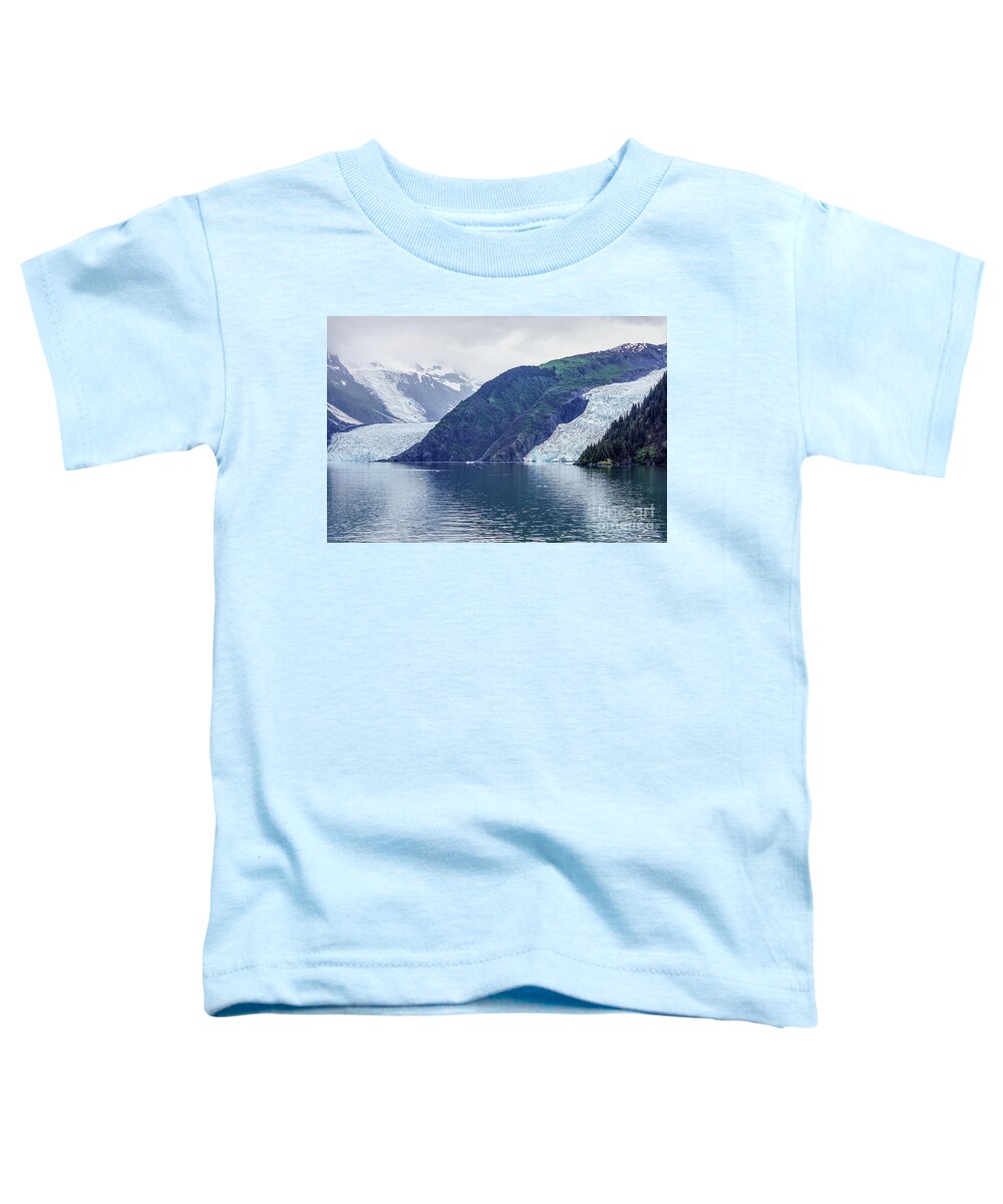 Alaska Toddler T-Shirt featuring the photograph Prince William Sound Glaciers by Jennifer White