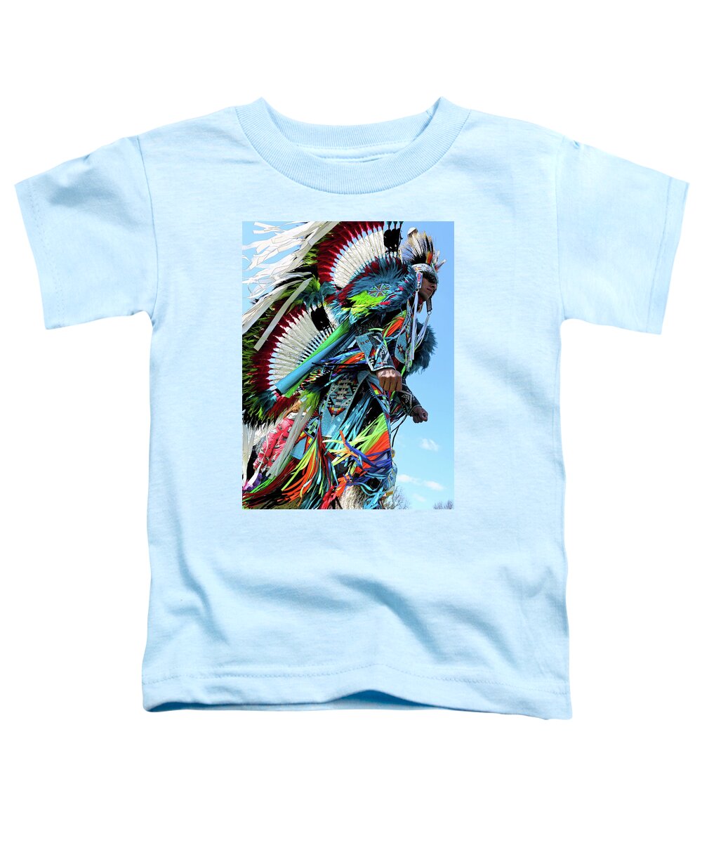 Regalia Toddler T-Shirt featuring the digital art Regalia by Lorna Rose Marie Mills DBA Lorna Rogers Photography
