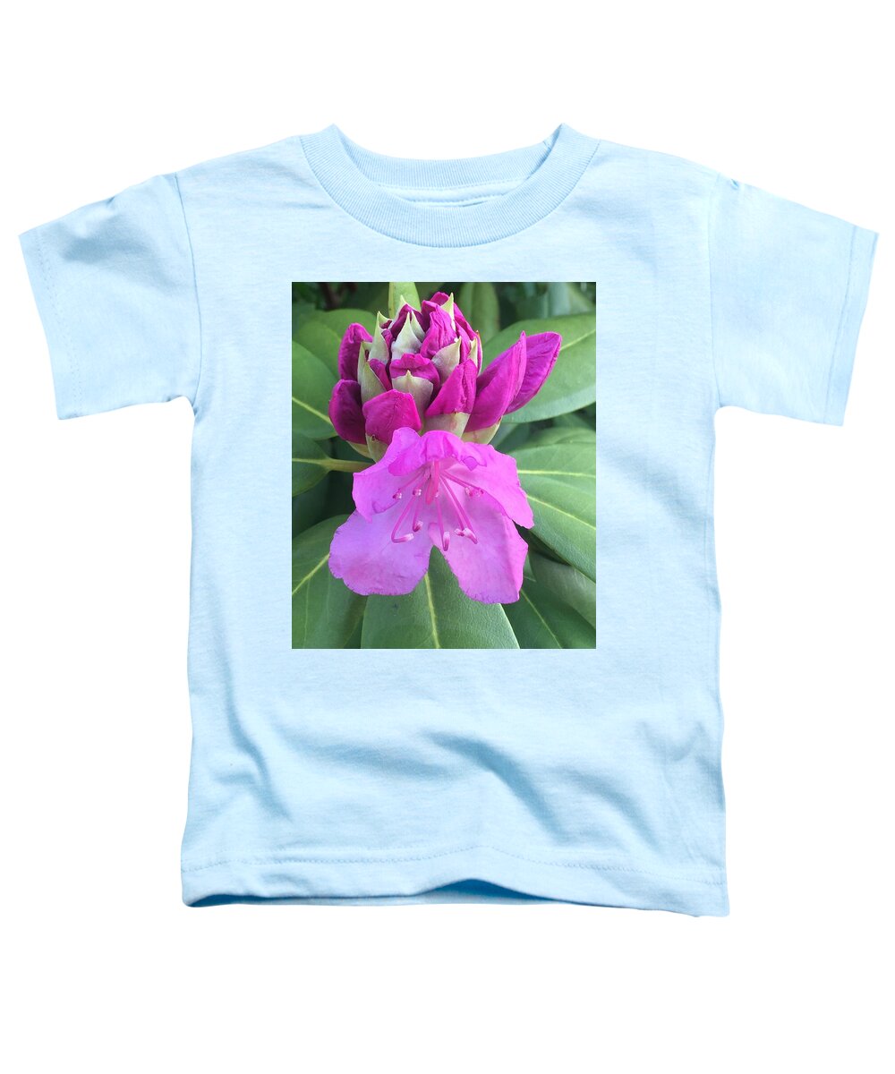 Flower Toddler T-Shirt featuring the photograph Rhododendron by Pour Your heART Out Artworks
