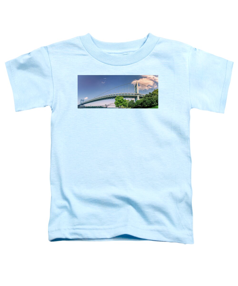 New York Toddler T-Shirt featuring the photograph Robert F Kennedy Bridge by Chris Spencer