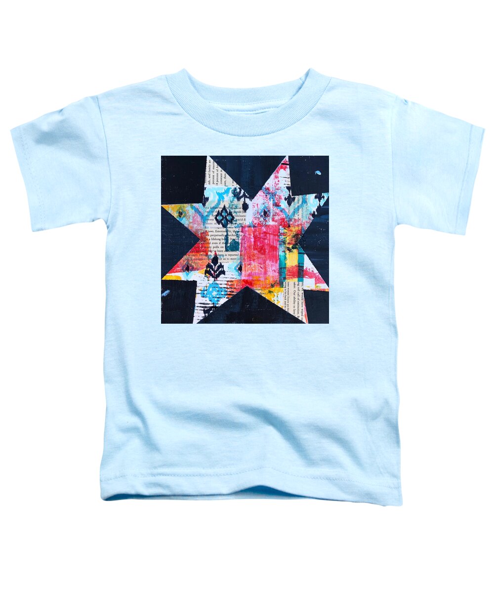 Star Toddler T-Shirt featuring the painting Roll Call of Extinction by Cyndie Katz