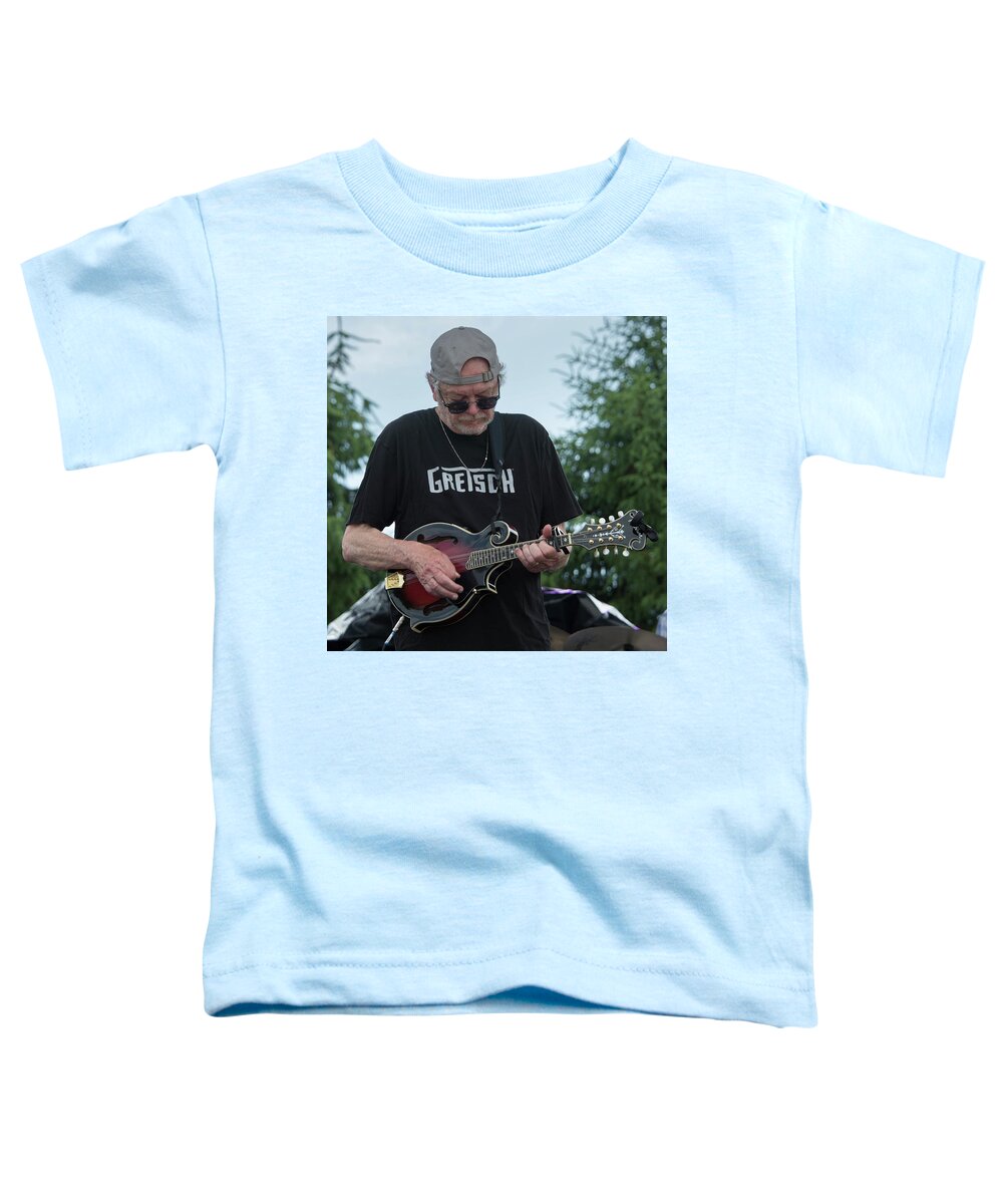 Rusty Young Toddler T-Shirt featuring the photograph Rusty Young of Poco by Alan Goldberg
