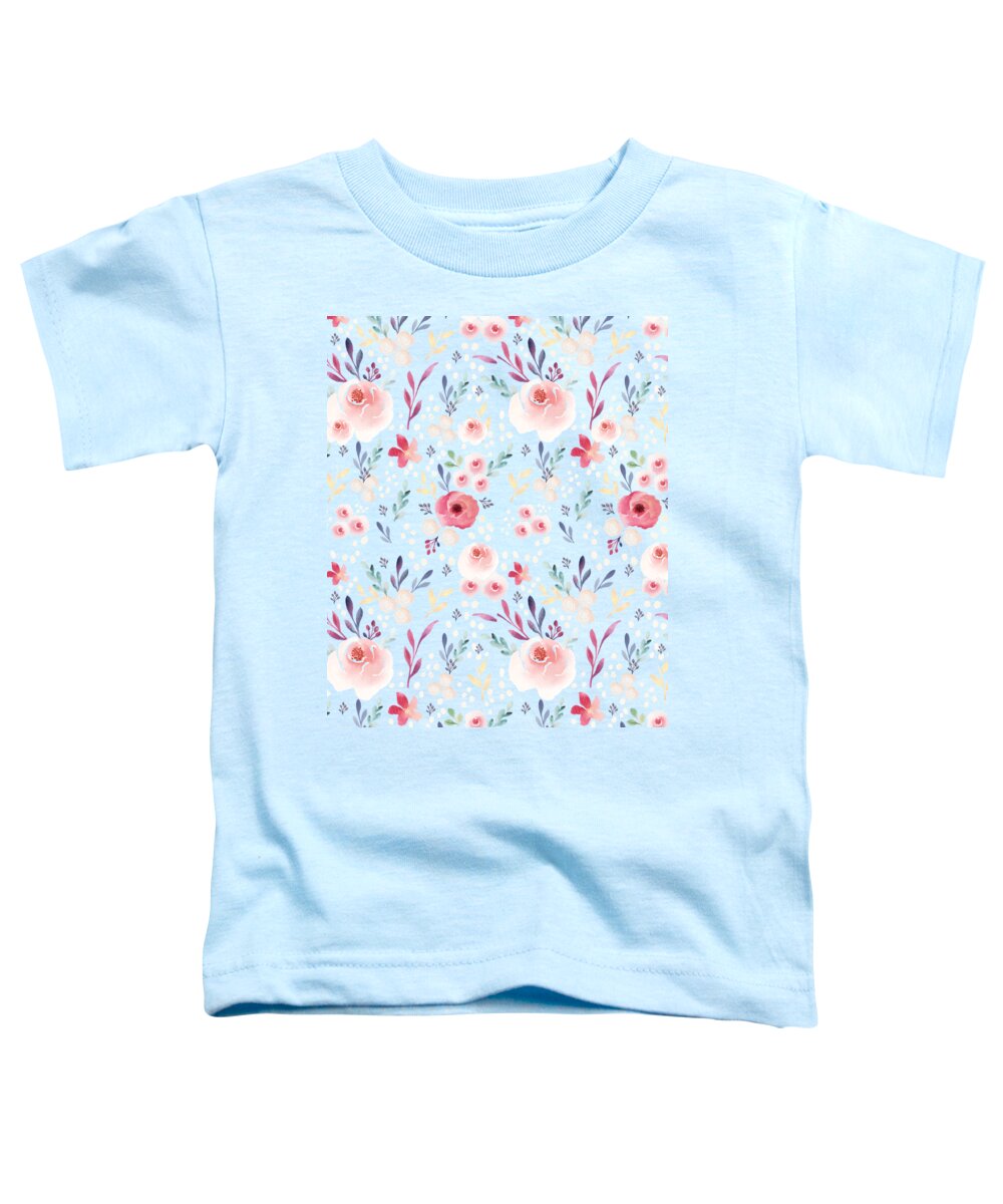Spring Toddler T-Shirt featuring the painting Sally by Zazzy Art Bar