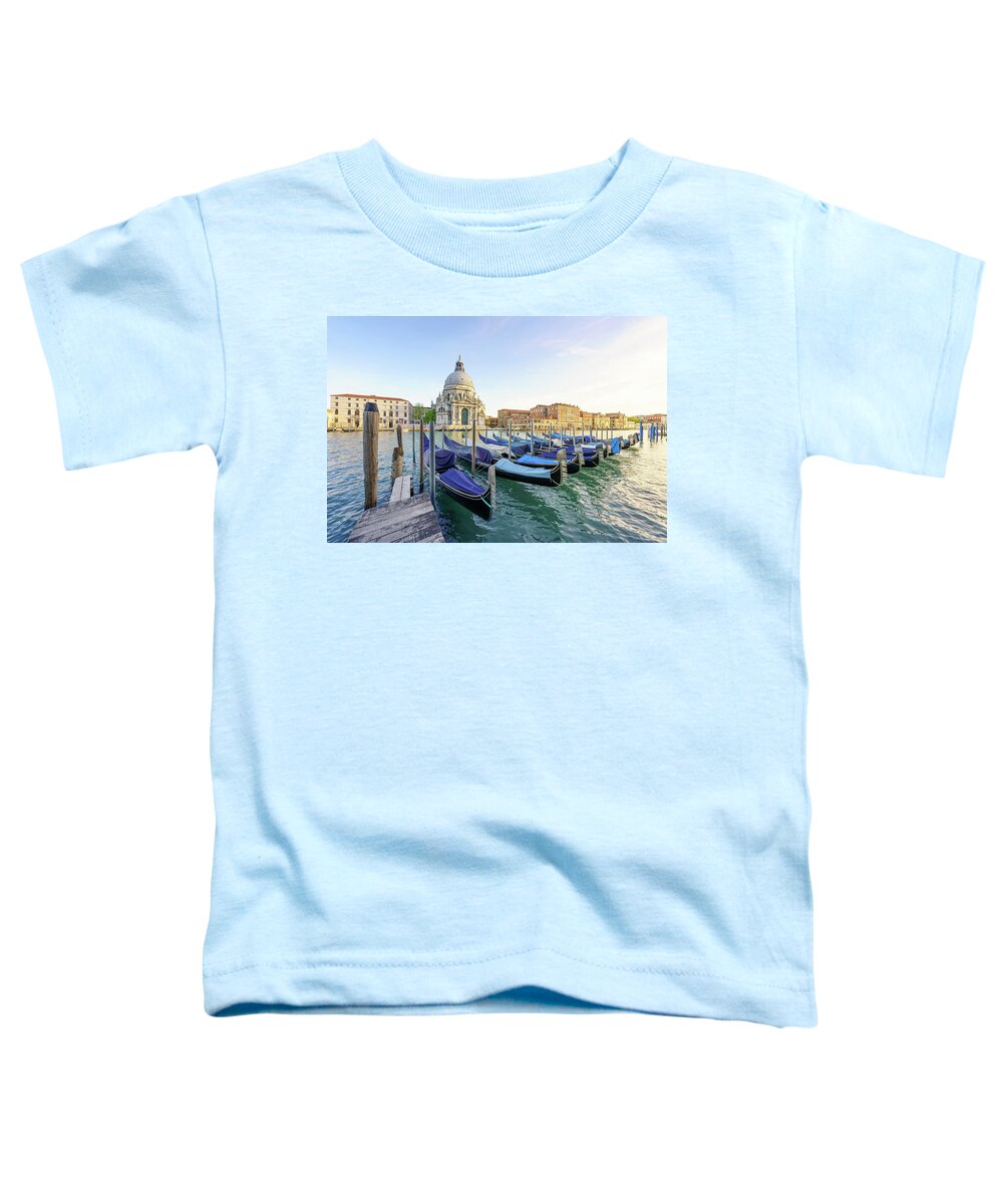 Italia Toddler T-Shirt featuring the photograph Santa Maria della Salute by Francesco Riccardo Iacomino