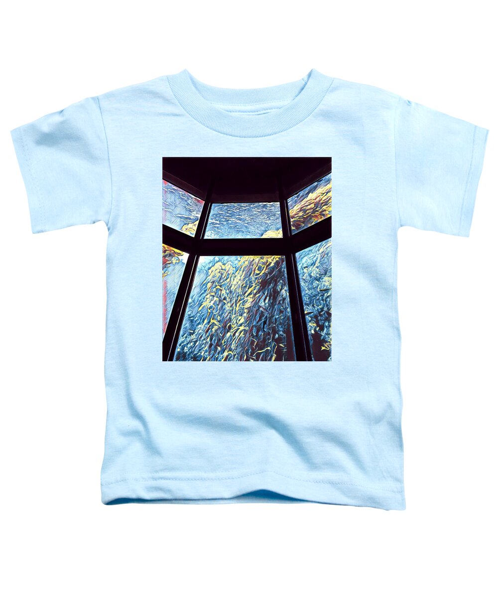 Underwater Toddler T-Shirt featuring the photograph Seaweed in the Sea by Juliette Becker