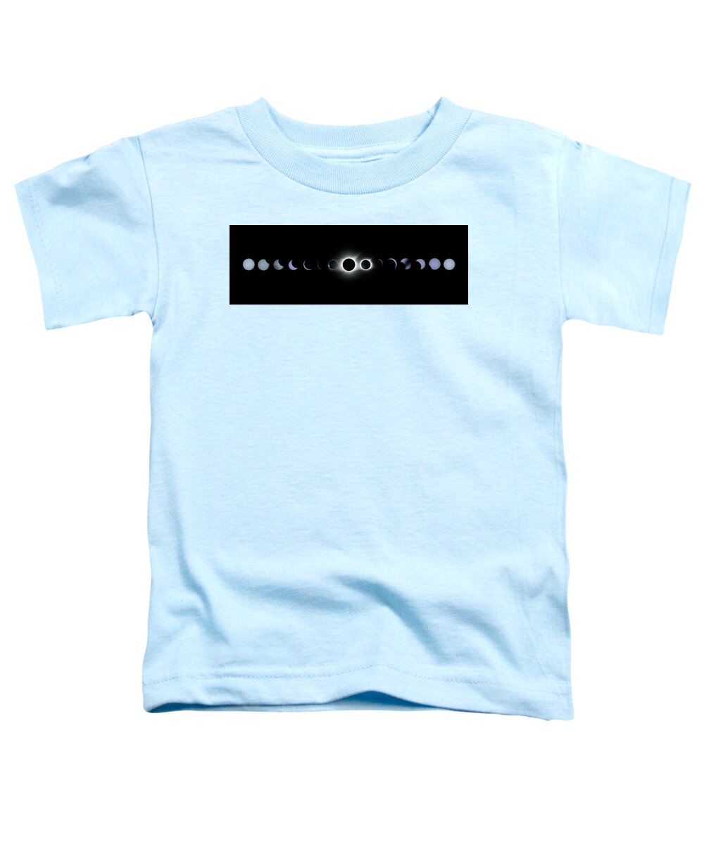 Eclipse Toddler T-Shirt featuring the photograph Solar Eclipse I by Carol Erikson