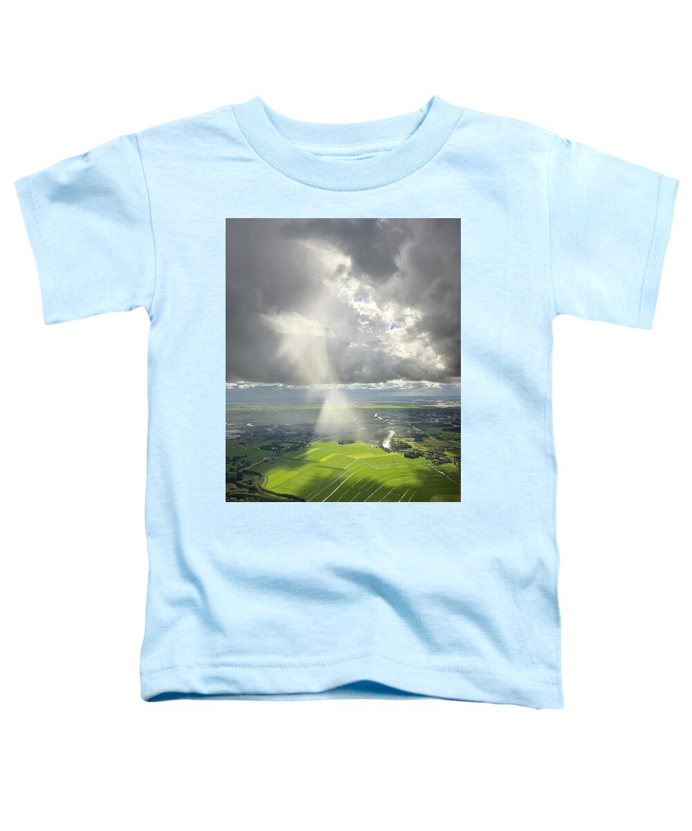Amsterdam Toddler T-Shirt featuring the photograph Sunlit Fields of Amsterdam by Mary Lee Dereske