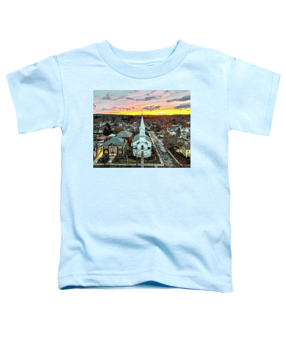  Toddler T-Shirt featuring the photograph Sunset on South Main by John Gisis