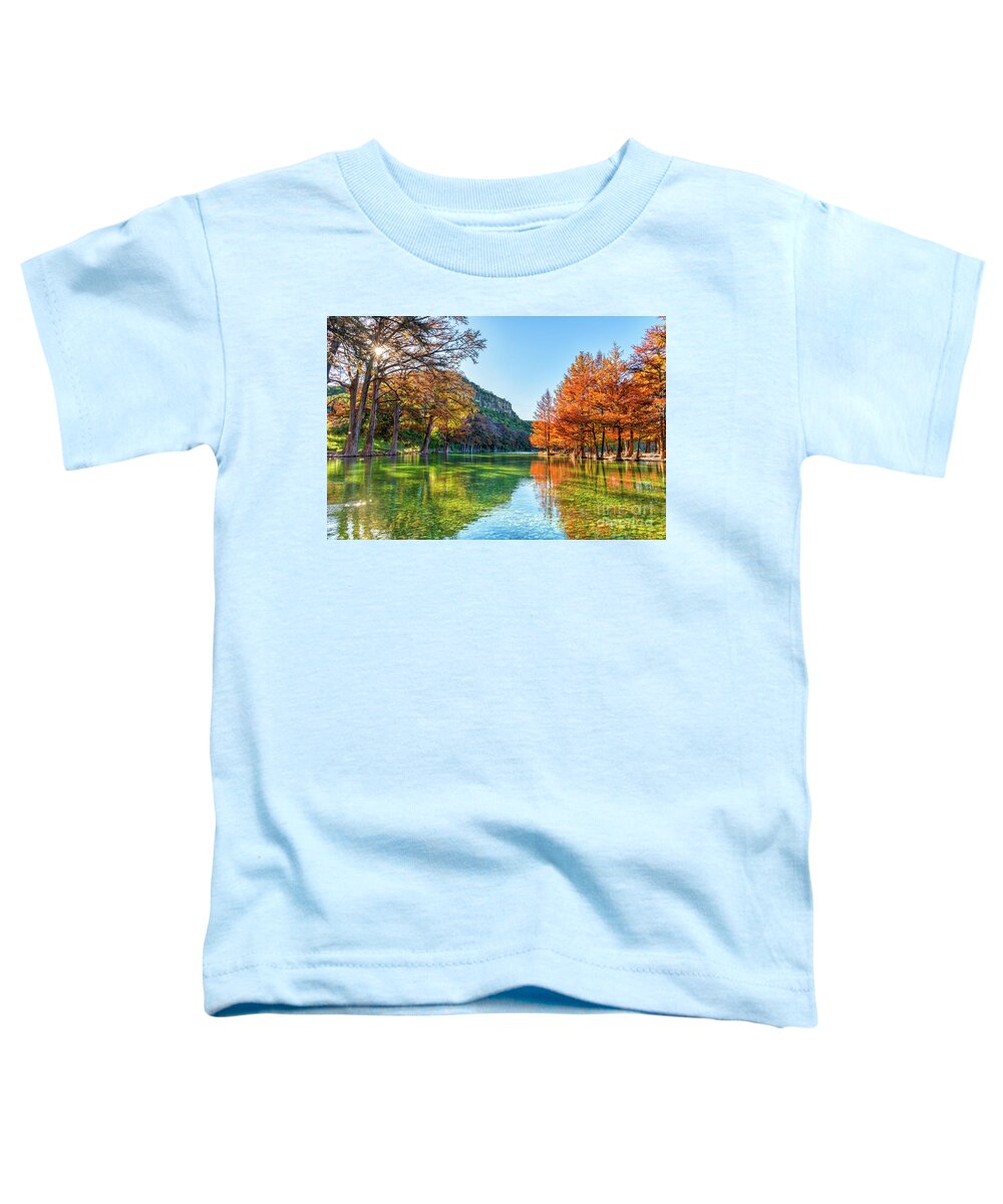 Texas Hill Country Toddler T-Shirt featuring the photograph Texas Fall Landscape by Bee Creek Photography - Tod and Cynthia