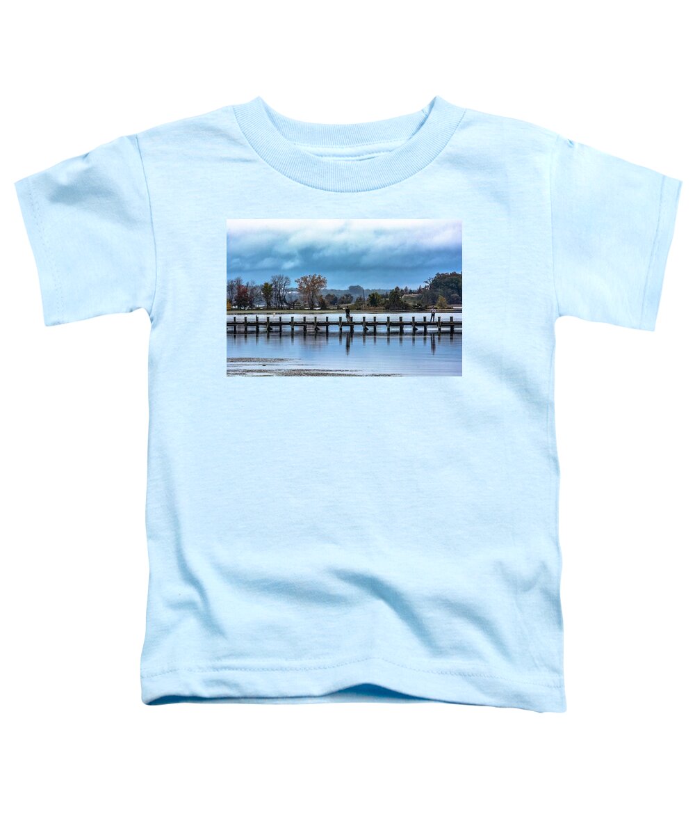 Young Men Toddler T-Shirt featuring the photograph Treads by Addison Likins