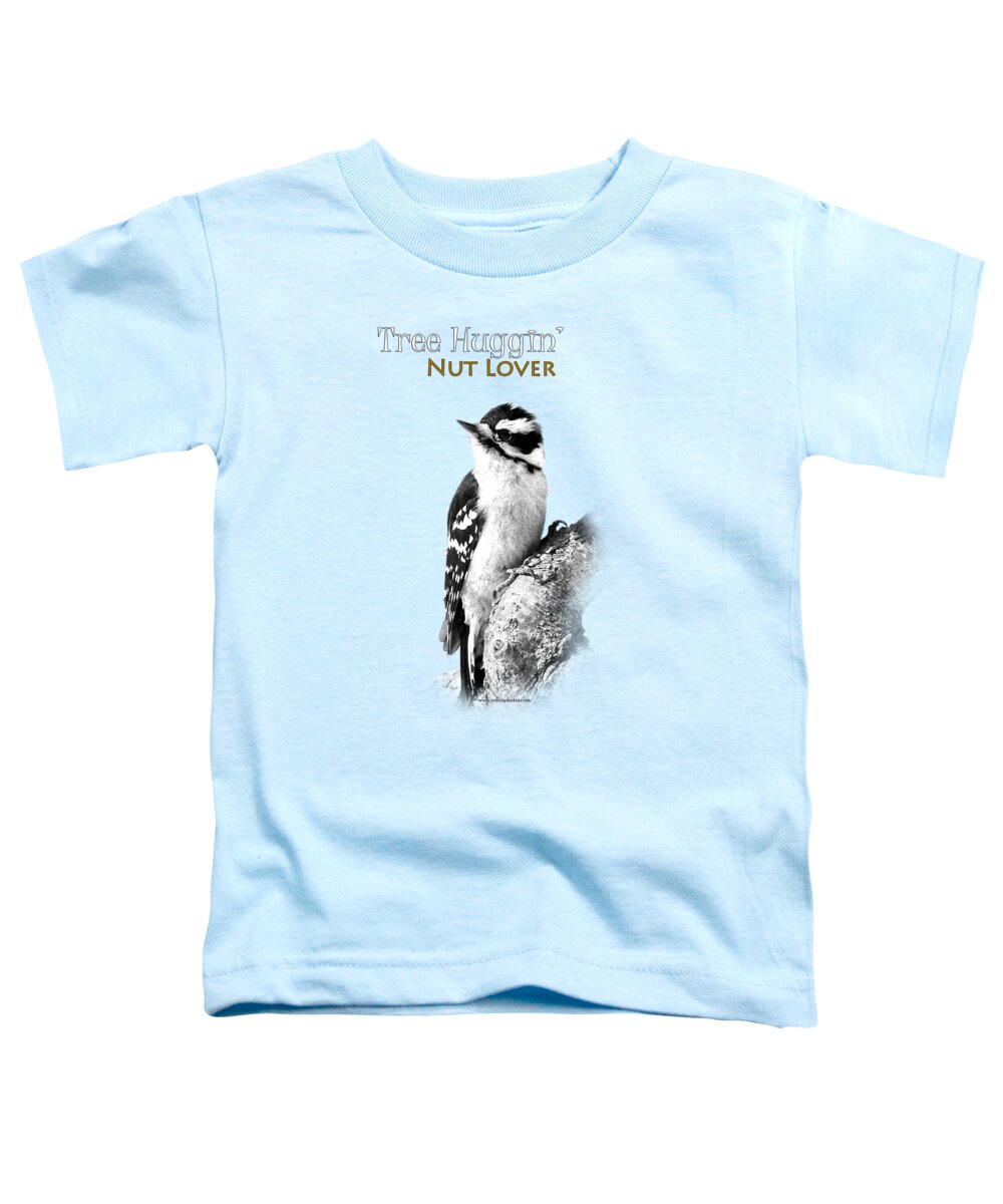 Bird Toddler T-Shirt featuring the painting Tree Huggin' Nut Lover by Christina Rollo