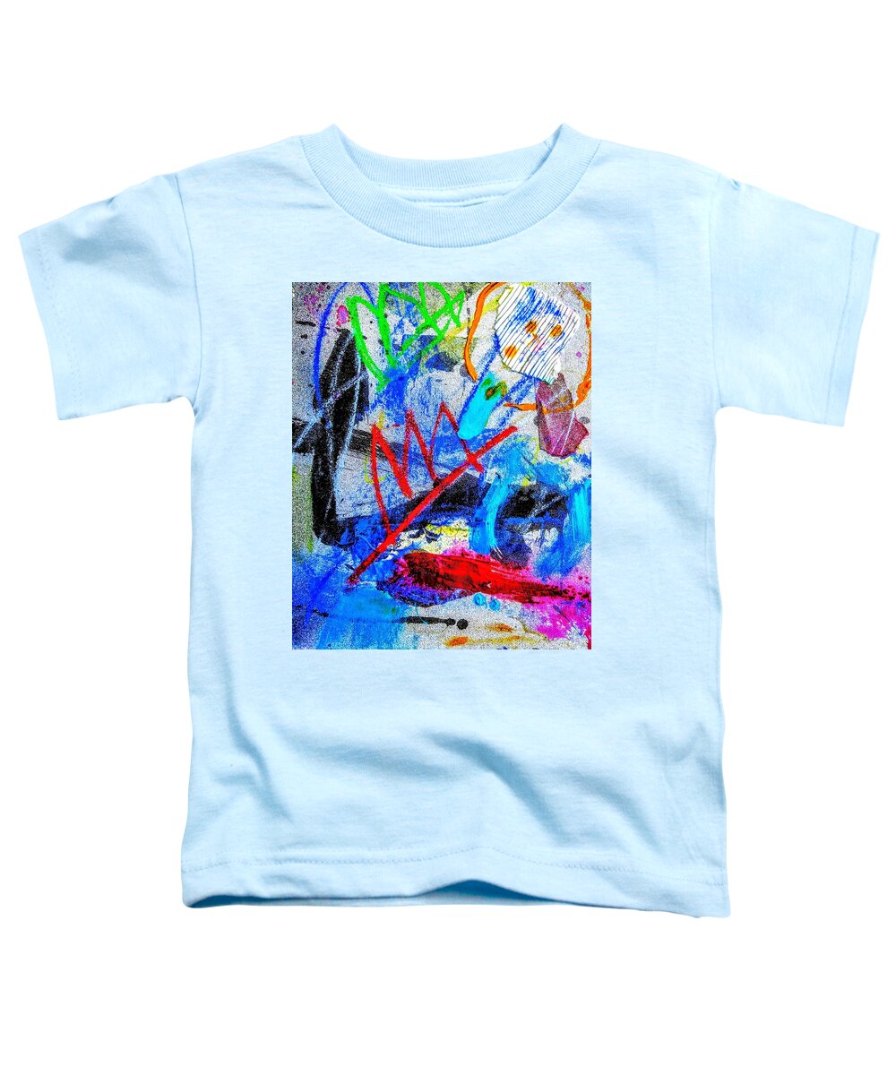 Turbulence Toddler T-Shirt featuring the mixed media Turbulence 12 by Janis Kirstein