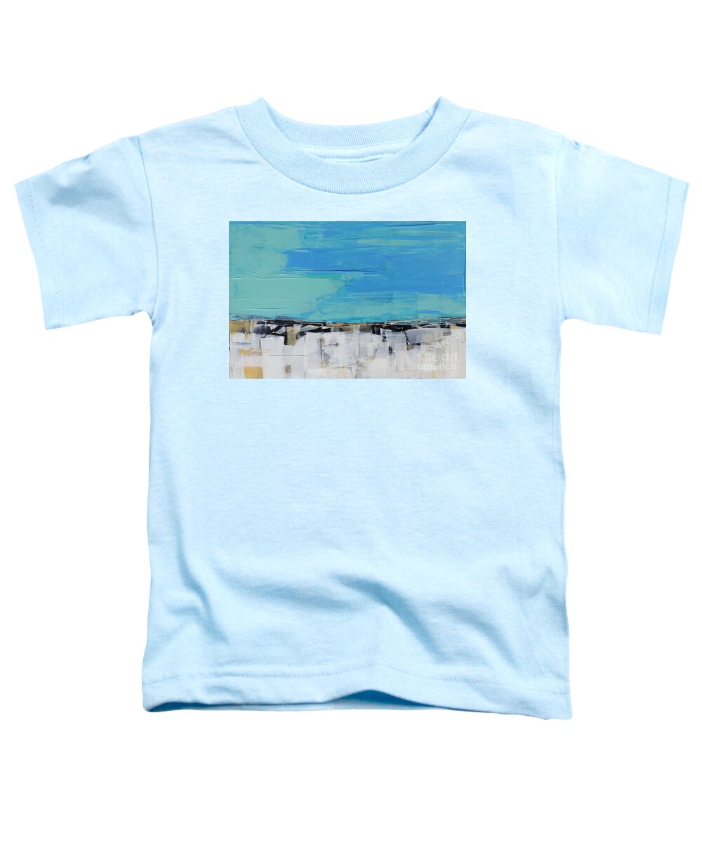 Abstract Toddler T-Shirt featuring the painting Under Cover by Lisa Dionne