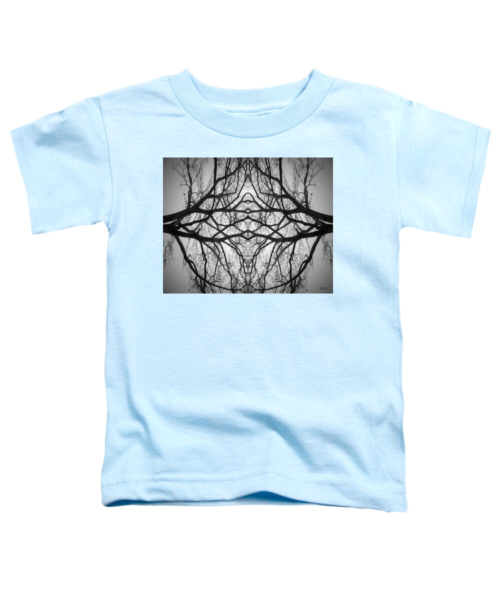 Abstract Toddler T-Shirt featuring the photograph Untitled XV BW by David Gordon