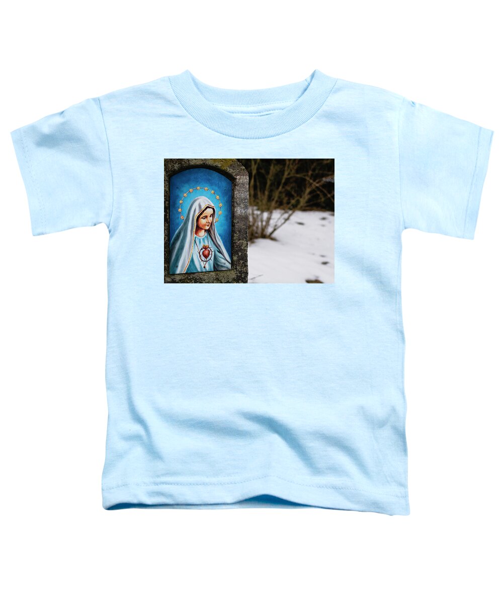 Road Toddler T-Shirt featuring the photograph Virgin Mary by Martin Vorel Minimalist Photography
