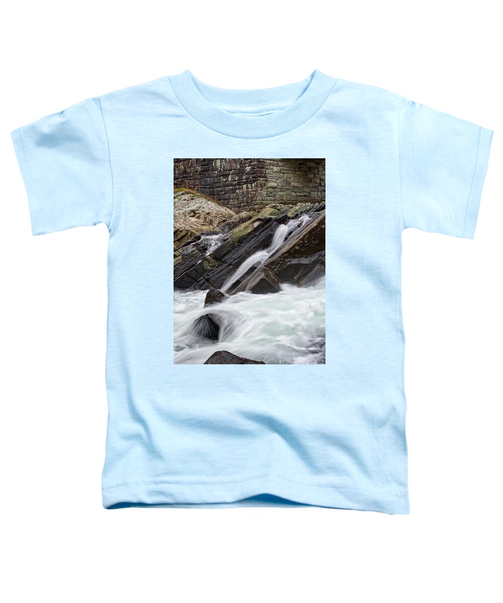 The Sinks Toddler T-Shirt featuring the photograph Water Falls 2 by Phil Perkins