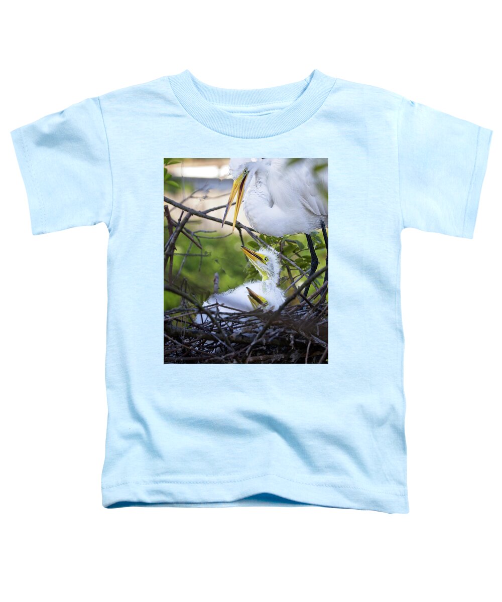 Great Toddler T-Shirt featuring the photograph Where Is My Lunch by Ronald Lutz