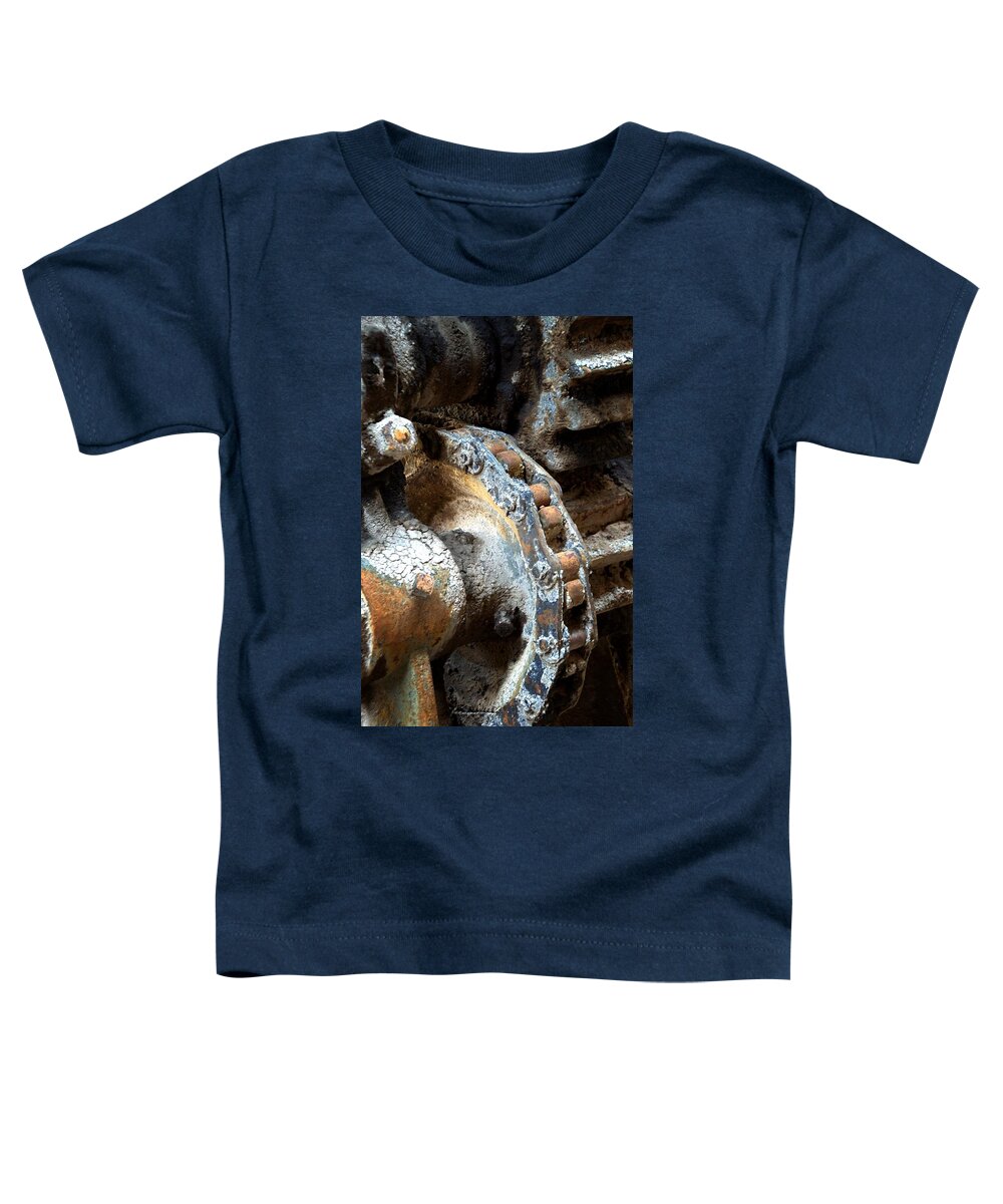 Newel Hunter Toddler T-Shirt featuring the photograph Chain Drive #1 by Newel Hunter