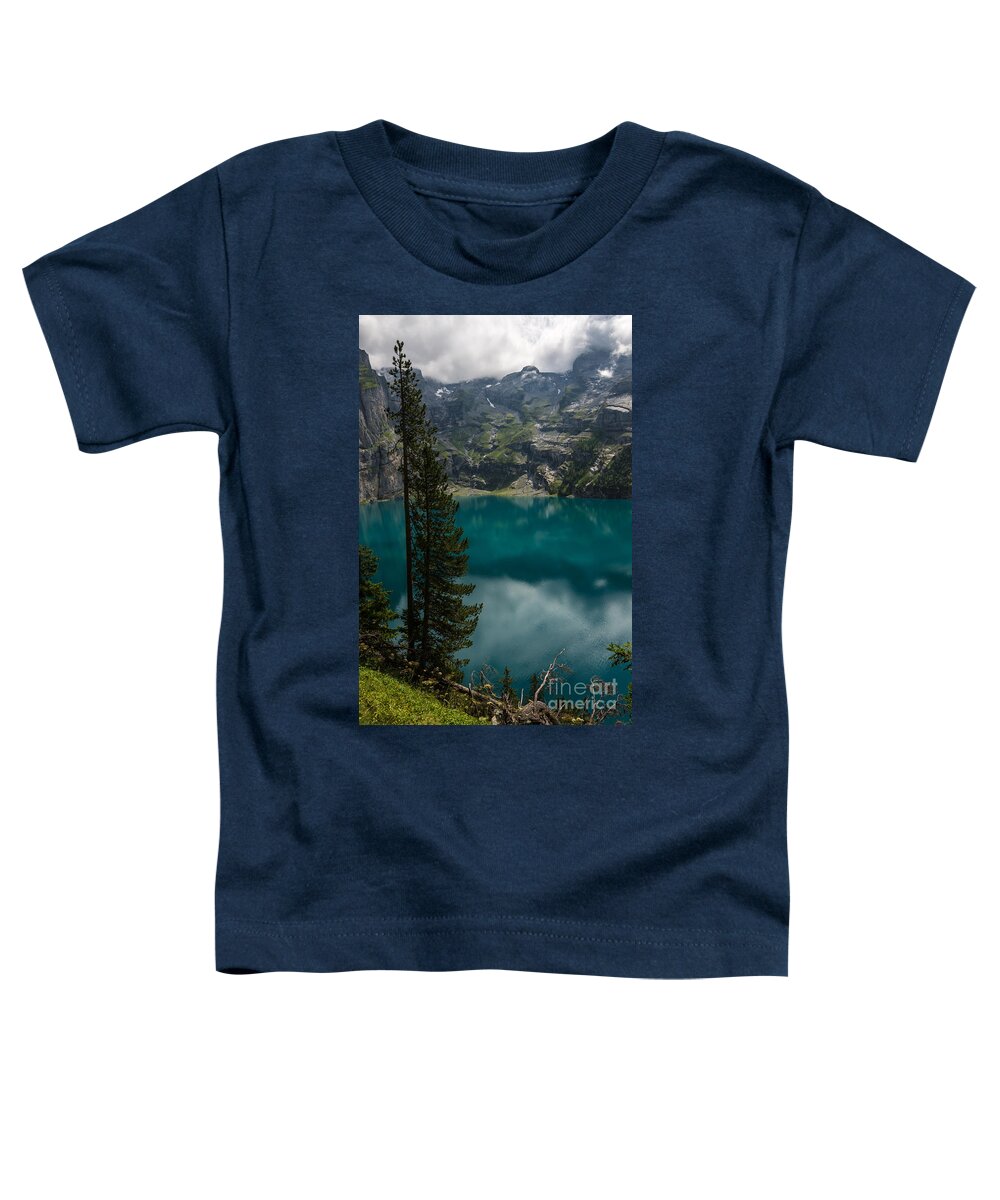 Oeschinensee Toddler T-Shirt featuring the photograph Oeschinensee - Swiss Alps - Switzerland #3 by Gary Whitton