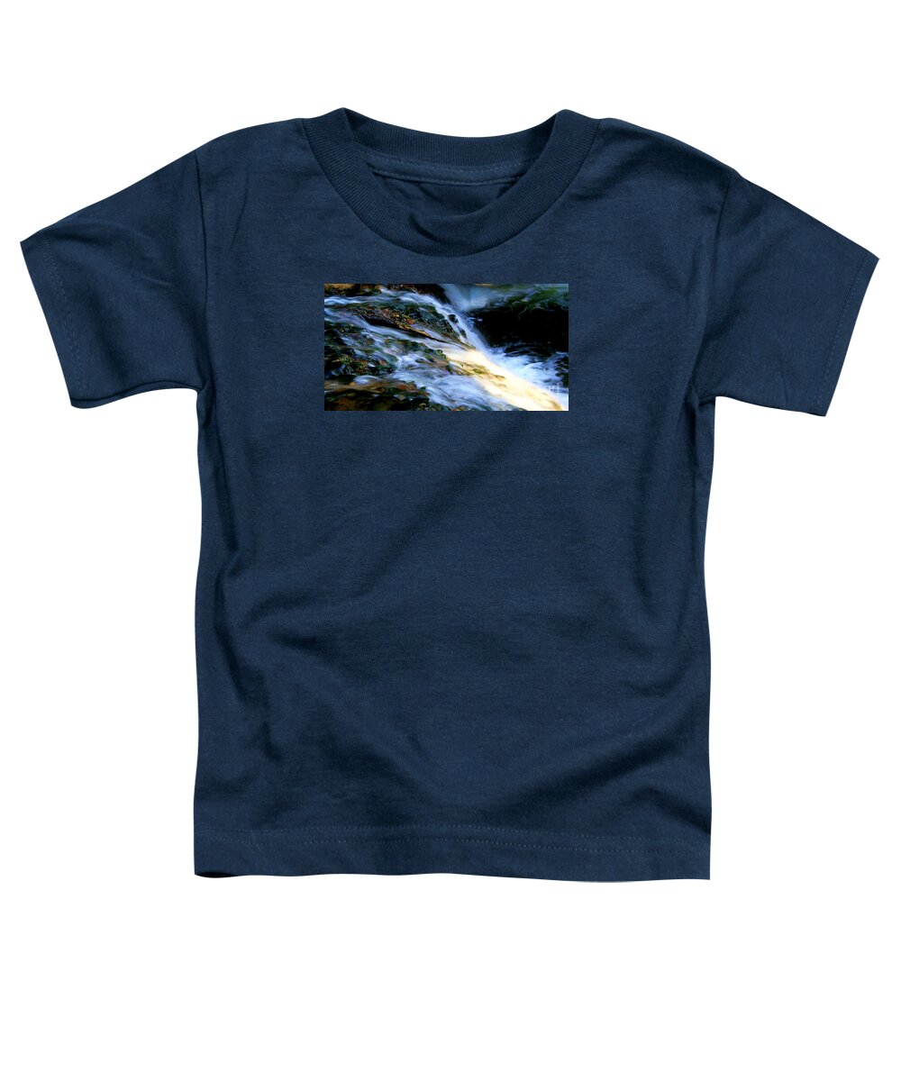 Creeks Toddler T-Shirt featuring the photograph Runoff #2 by Roland Stanke