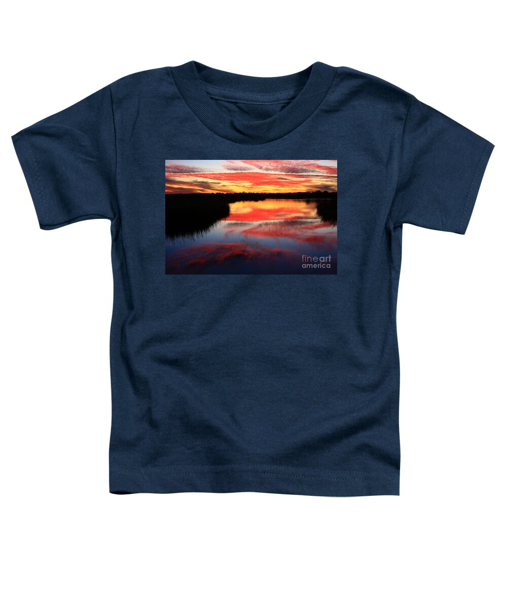 Landscapes Toddler T-Shirt featuring the photograph Water Dreaming South Ponte Vedra Beach by John F Tsumas