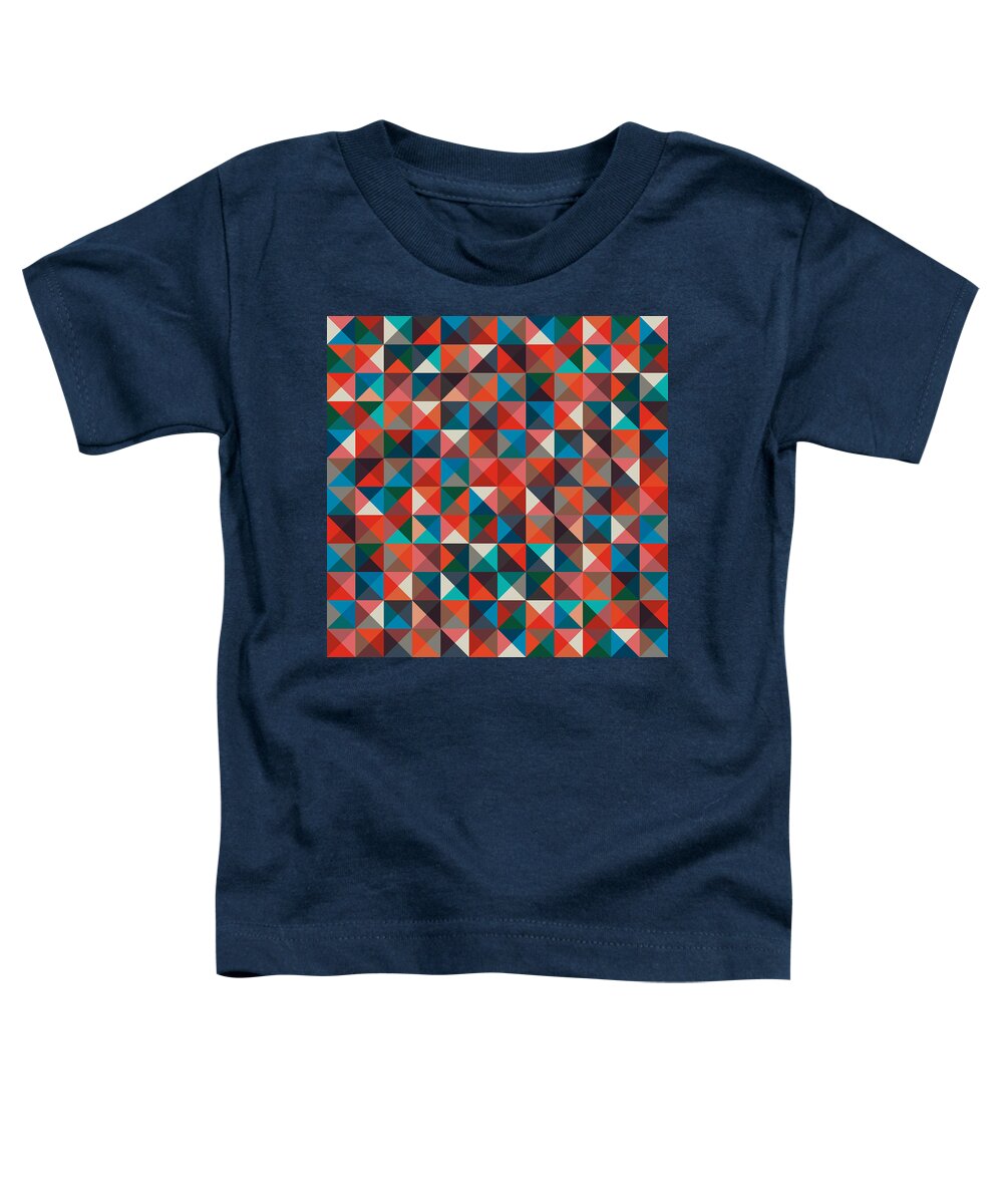 Wallpaper Toddler T-Shirt featuring the digital art Pixel Art #106 by Mike Taylor