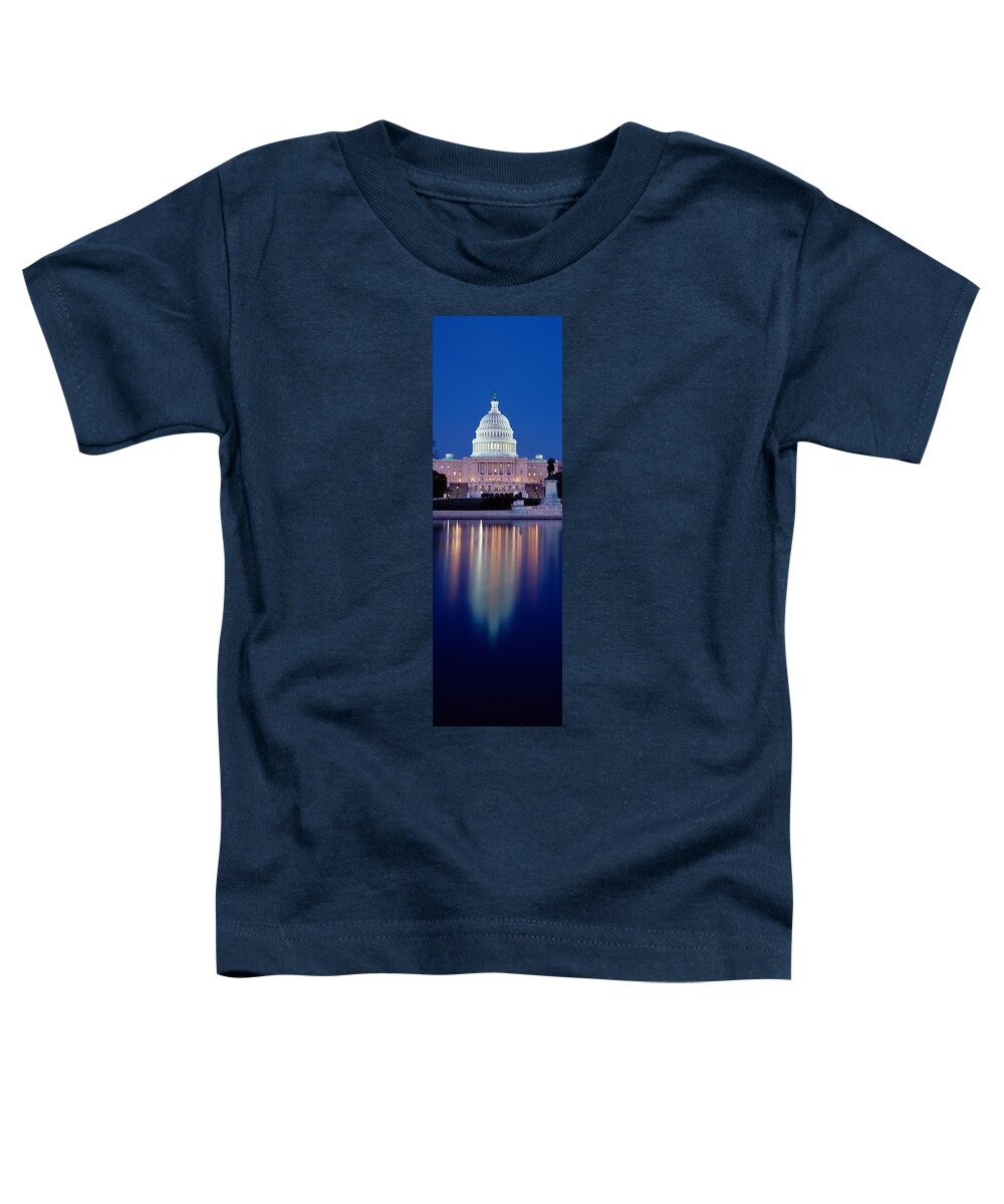 Photography Toddler T-Shirt featuring the photograph Reflection Of A Government Building #3 by Panoramic Images