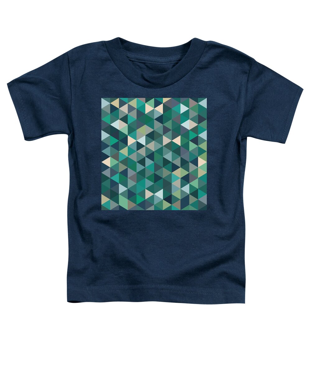 Abstract Toddler T-Shirt featuring the digital art Pixel Art #92 by Mike Taylor