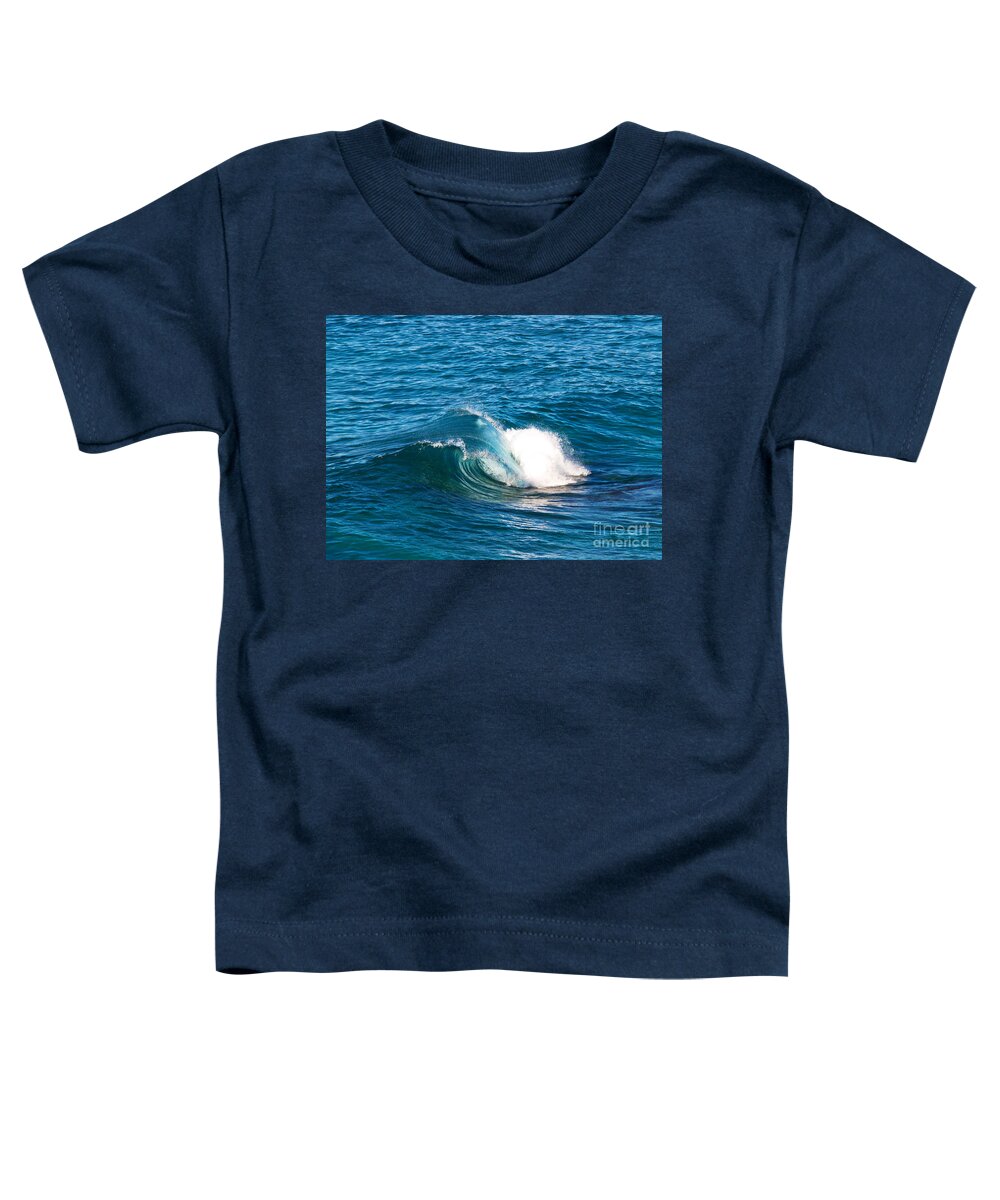 Fine Art Photography Toddler T-Shirt featuring the photograph A Little Wave Action III by Patricia Griffin Brett