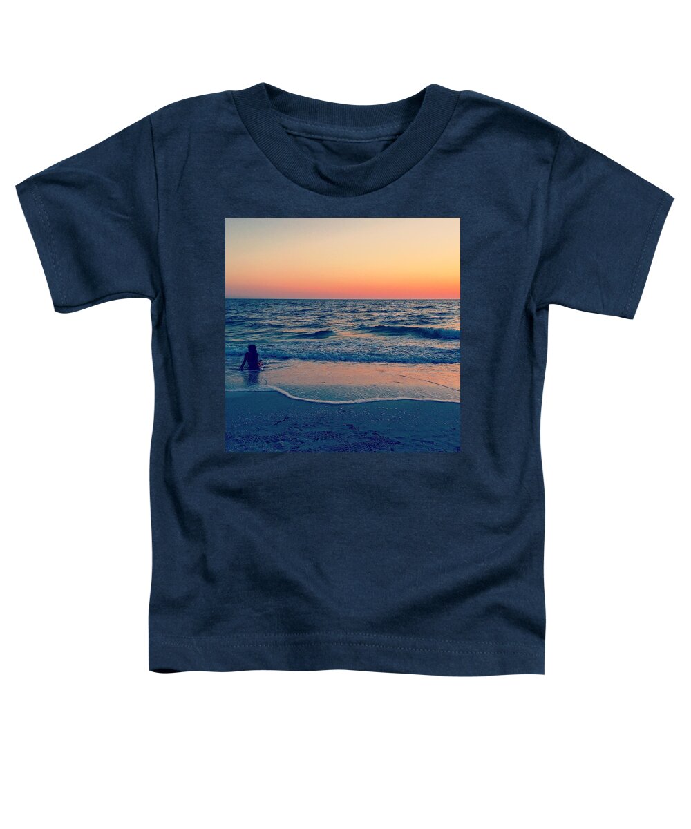 Beach Toddler T-Shirt featuring the photograph A Moment to Remember by Melanie Moraga