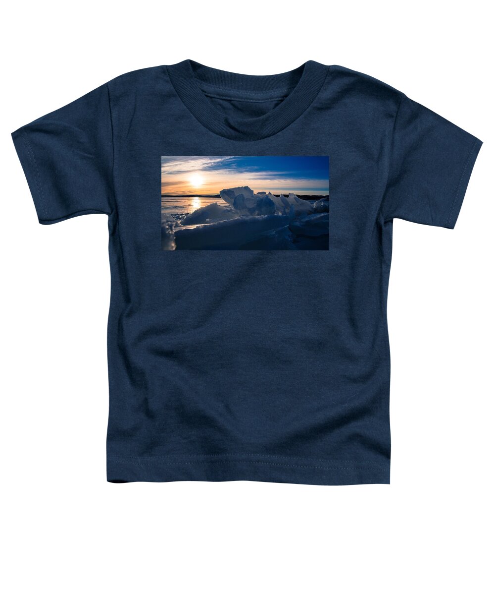 Sunset Toddler T-Shirt featuring the photograph Angostura Ice by Donald J Gray