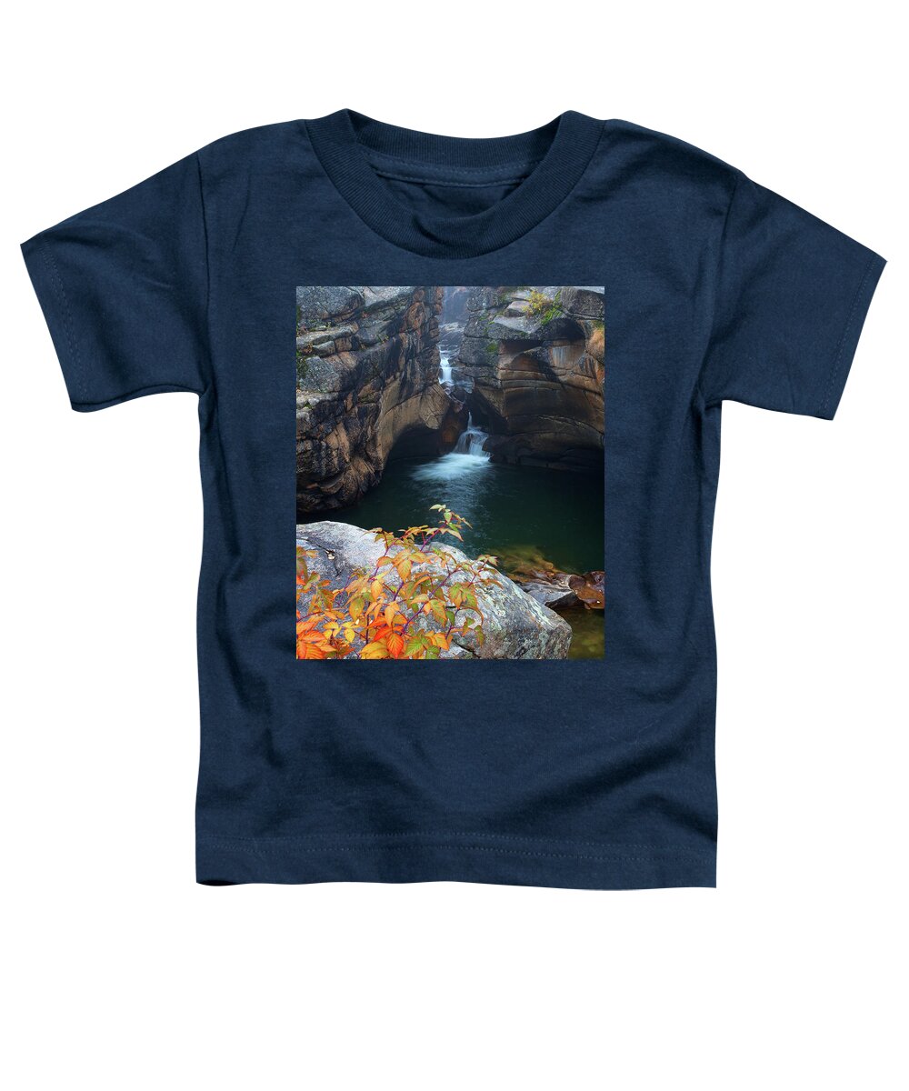 Autumn Colors Toddler T-Shirt featuring the photograph Autumn at the Grotto by Jim Garrison