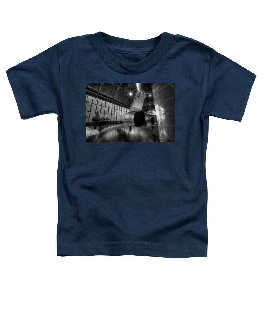 X-planes Toddler T-Shirt featuring the photograph Awesome Aluminum F-107 by David Dufresne