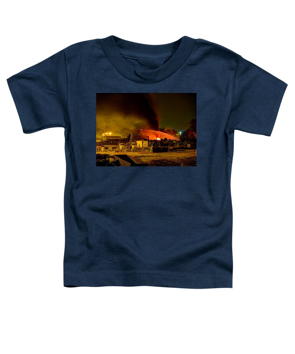Cayce Toddler T-Shirt featuring the photograph Beating It Down by Charles Hite