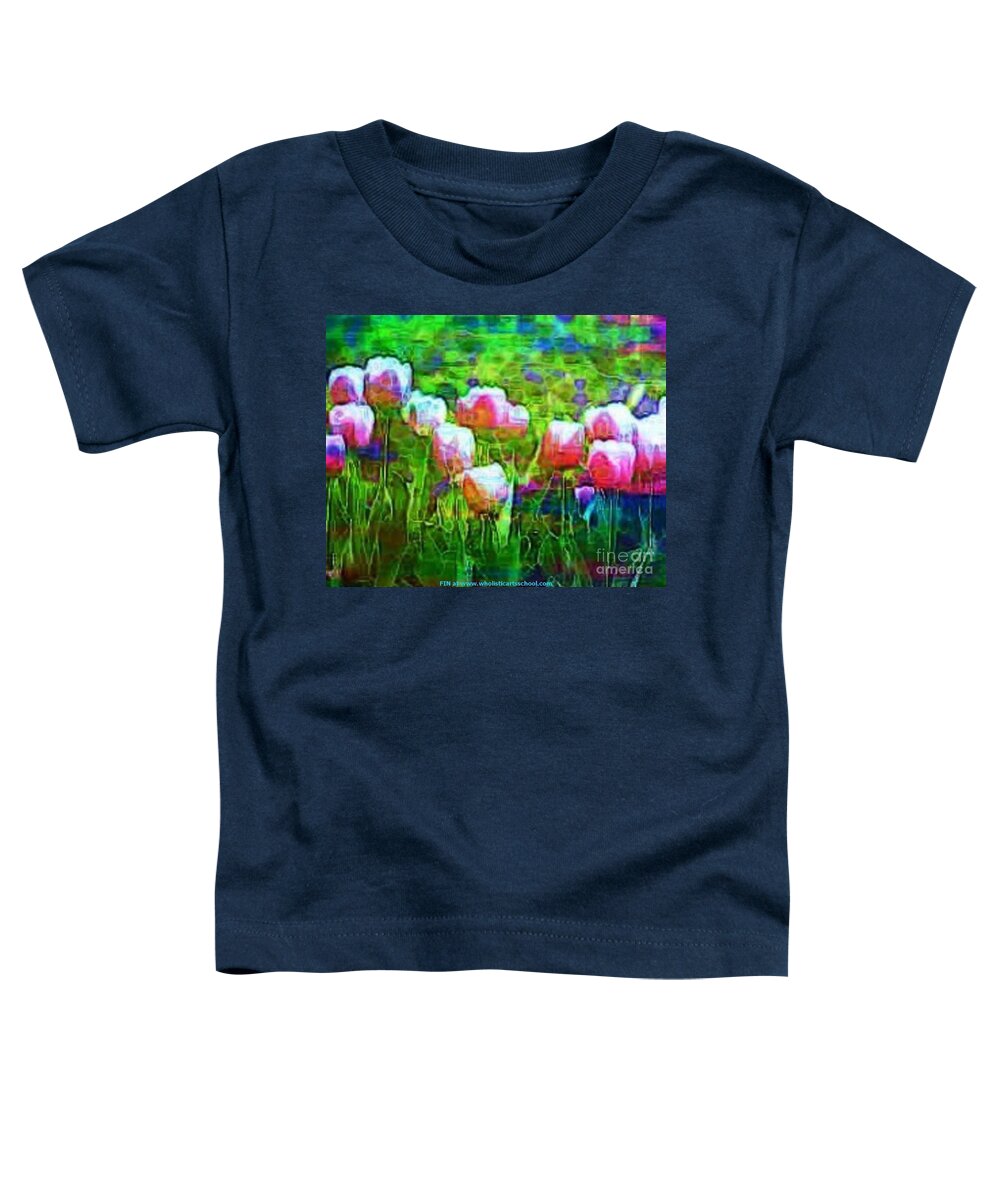 Loosing Vision Toddler T-Shirt featuring the painting BLURRY VISION Losing Mine by PainterArtist FIN