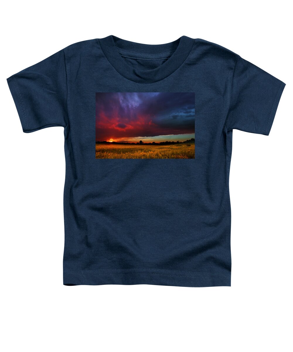 Sunset Toddler T-Shirt featuring the photograph Summer Spectacular by Rob Blair